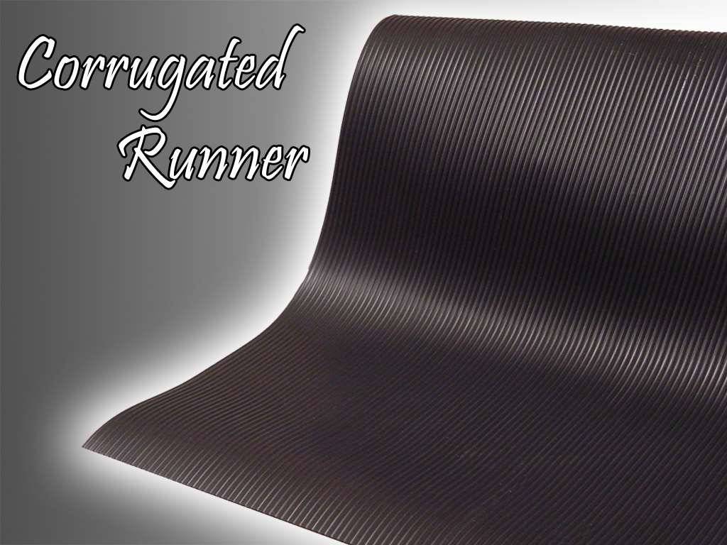 Industrial Corrugated Vinyl Runner Matting