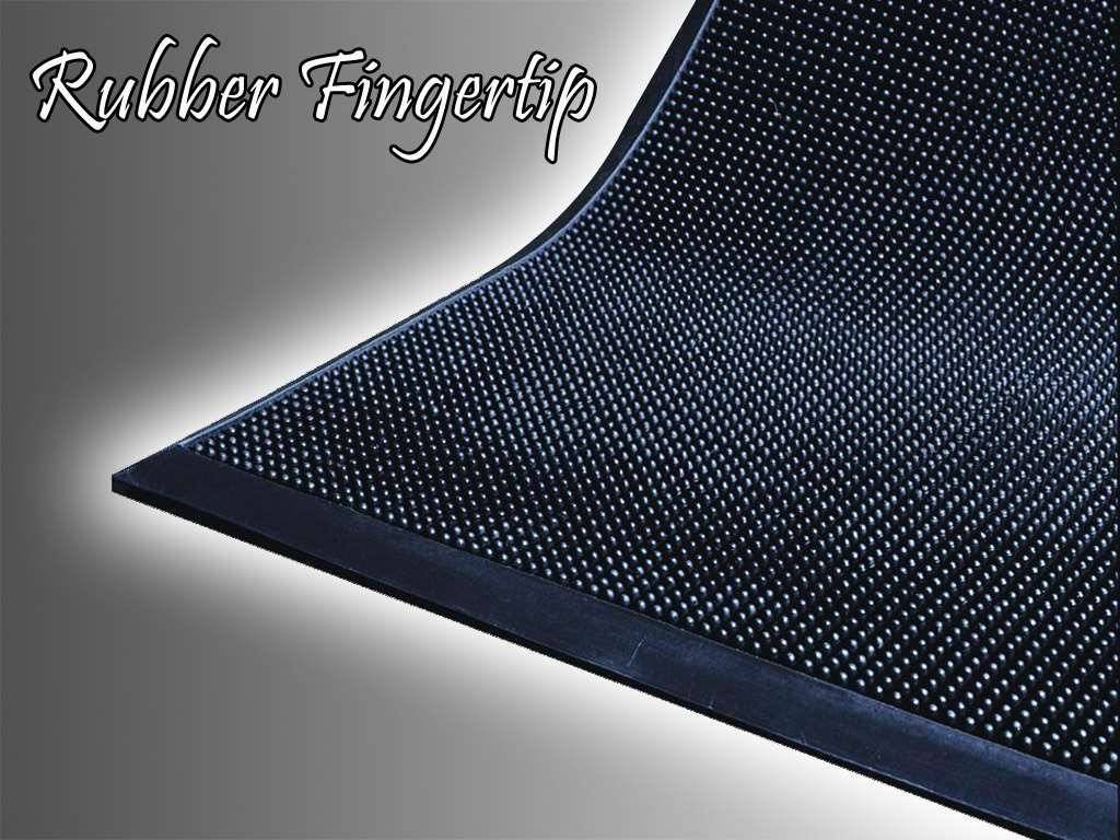 vanavond Druipend Buigen Rubber Fingertip Mat | Buy a Rubber Brush Entrance Mat For Outdoor Surfaces  at Mat Tech