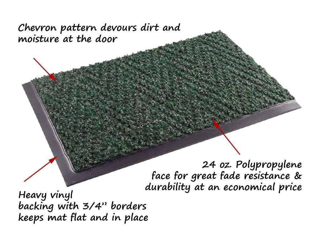 Chevron Entrance Carpet Mat