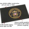 military outdoor Rubber logo mat