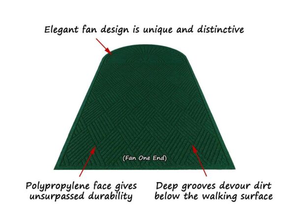 aquahog diamond single fan entrance mat