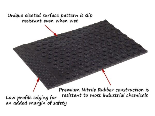 safety scrape safety mats close up