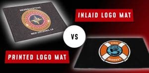 Printed vs. Inlaid Logo Mats